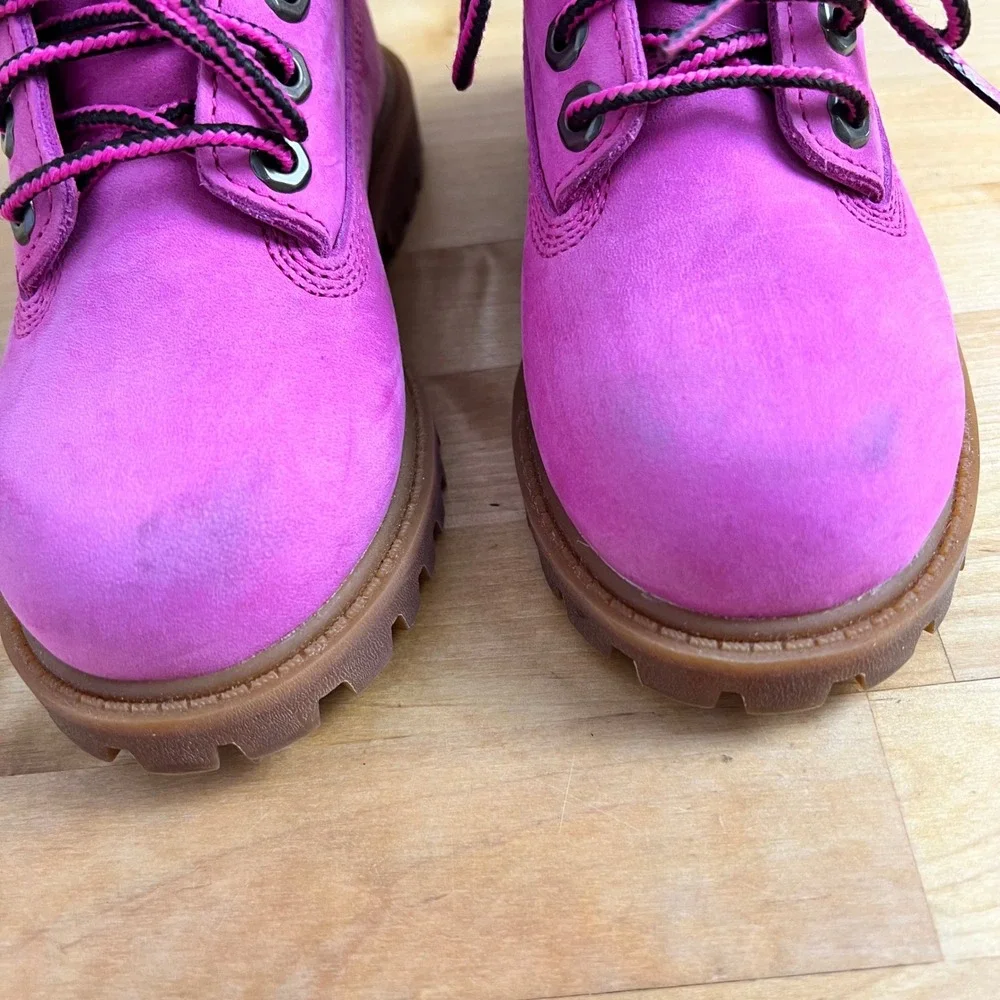 Timberland Pink Susan G Komen Waterproof High Top Boots Kids Toddler US 9‎